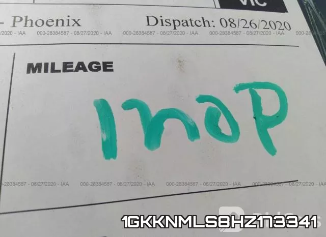 1GKKNMLS8HZ173341