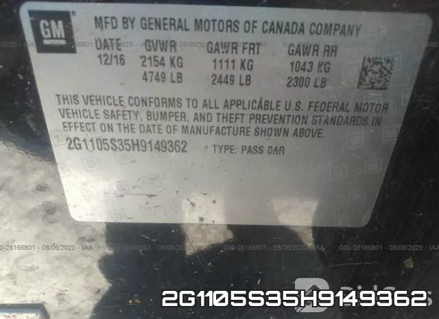 2G1105S35H9149362
