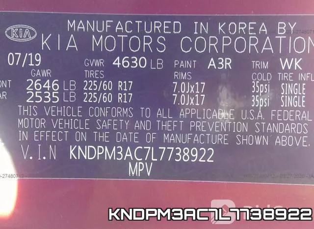 KNDPM3AC7L7738922