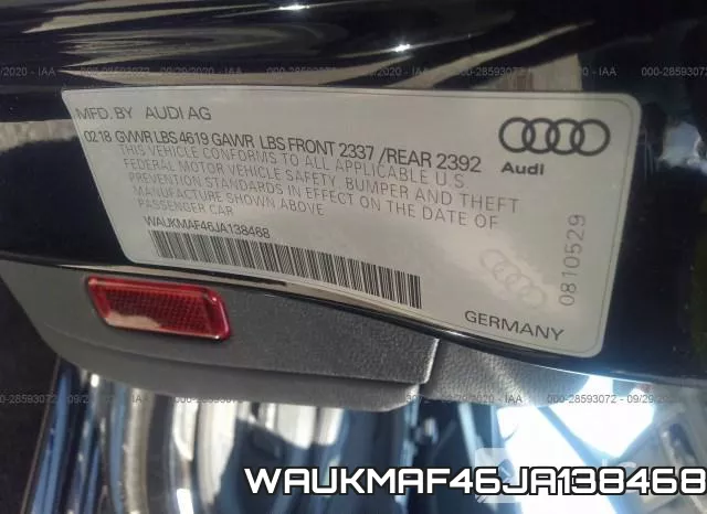 WAUKMAF46JA138468