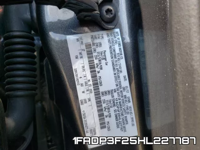 1FADP3F25HL227787
