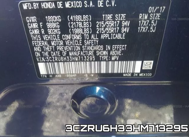 3CZRU6H33HM713295