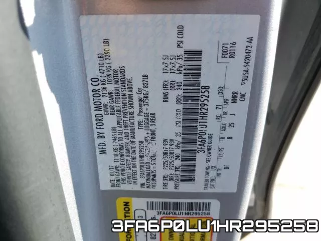 3FA6P0LU1HR295258