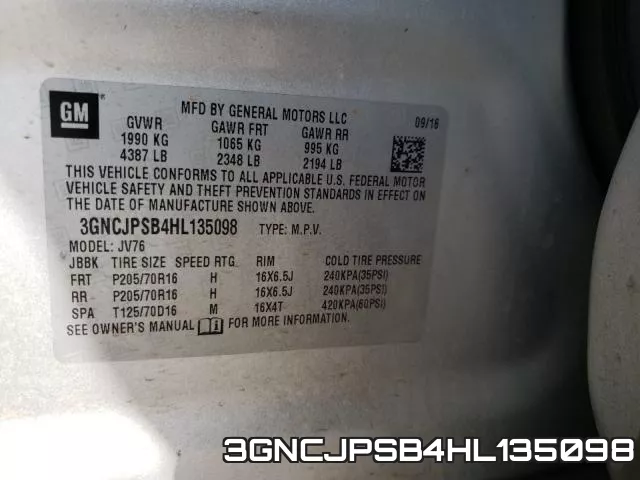3GNCJPSB4HL135098