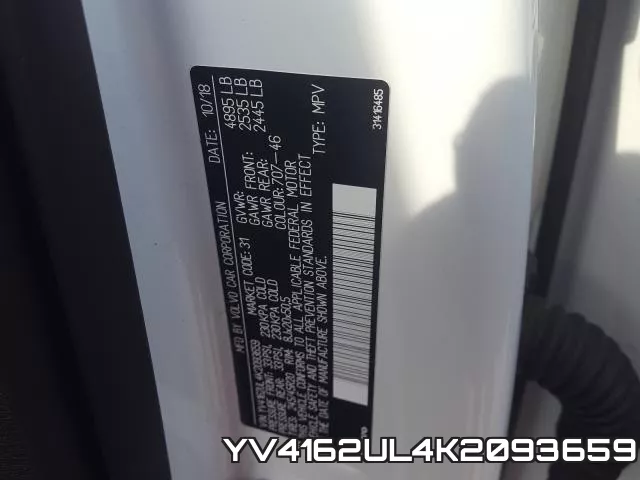 YV4162UL4K2093659