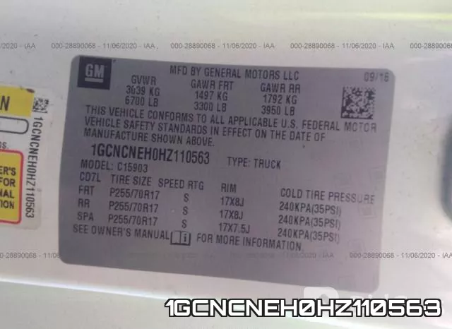 1GCNCNEH0HZ110563