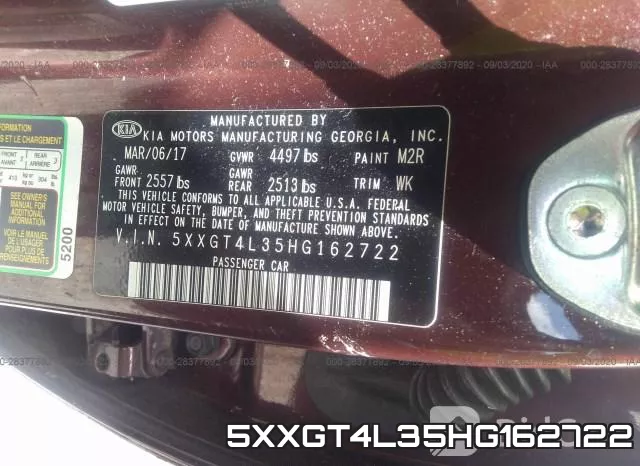 5XXGT4L35HG162722