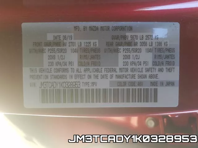 JM3TCADY1K0328953