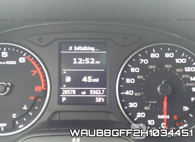 WAUB8GFF2H1034451