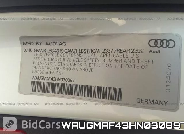 WAUGMAF43HN030897