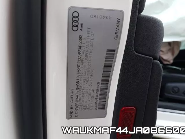 WAUKMAF44JA086600