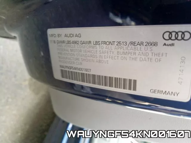 WAUYNGF54KN001607