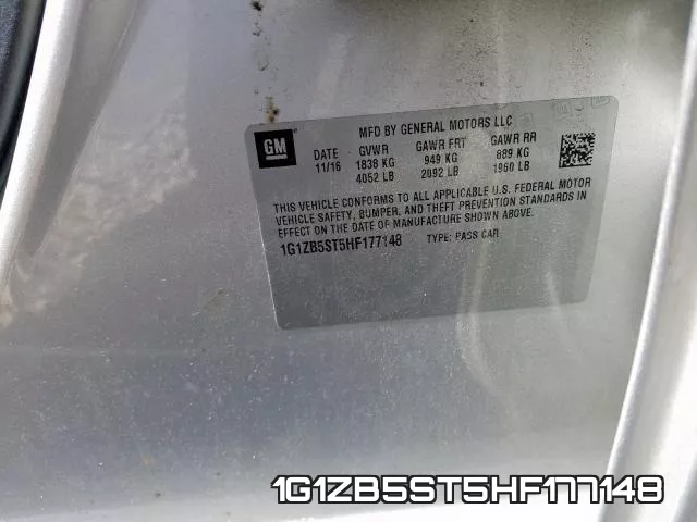 1G1ZB5ST5HF177148