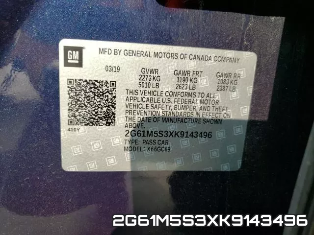 2G61M5S3XK9143496