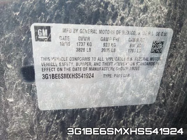 3G1BE6SMXHS541924
