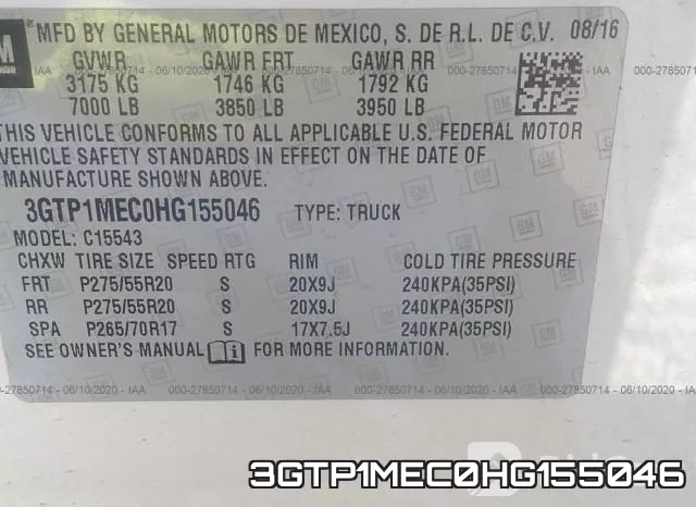3GTP1MEC0HG155046