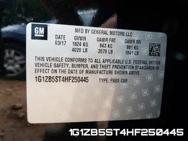 1G1ZB5ST4HF250445