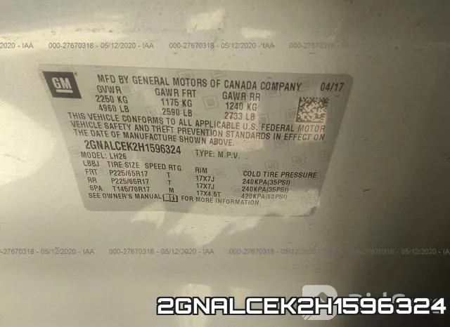 2GNALCEK2H1596324