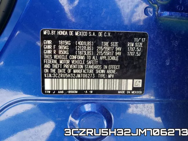 3CZRU5H32JM706273