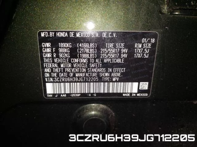 3CZRU6H39JG712205