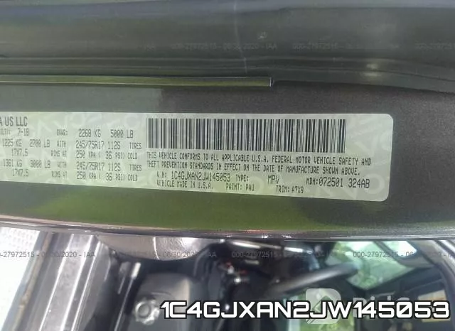 1C4GJXAN2JW145053