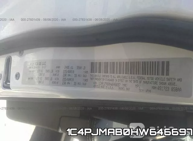 1C4PJMAB0HW646697