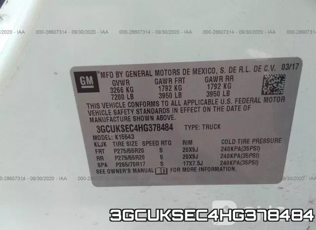 3GCUKSEC4HG378484