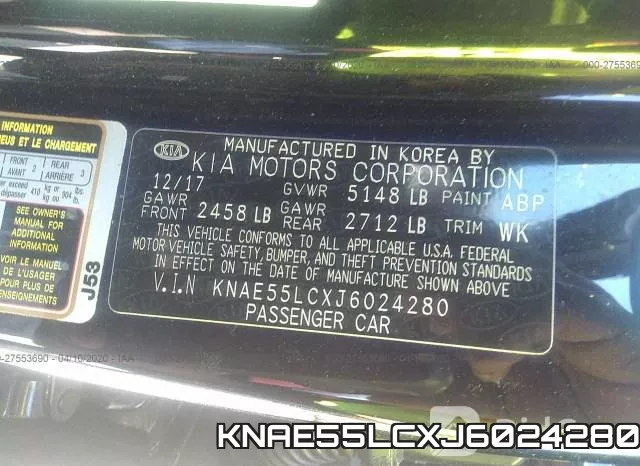 KNAE55LCXJ6024280