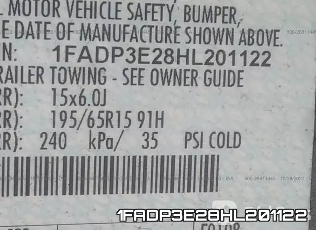 1FADP3E28HL201122