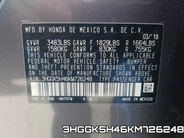 3HGGK5H46KM726248