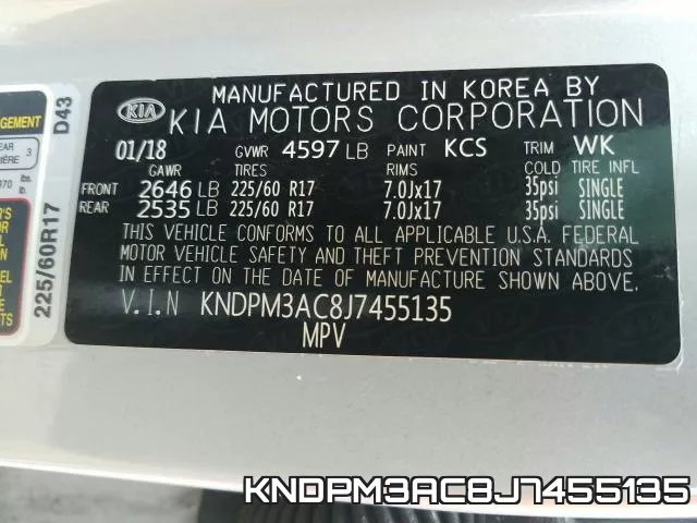 KNDPM3AC8J7455135