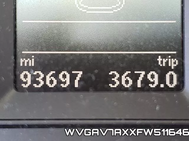 WVGAV7AXXFW511646