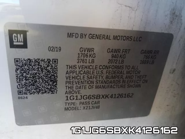 1G1JG6SBXK4126162