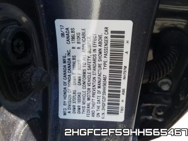 2HGFC2F59HH565467