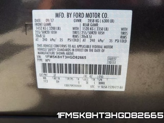 1FM5K8HT3HGD82665
