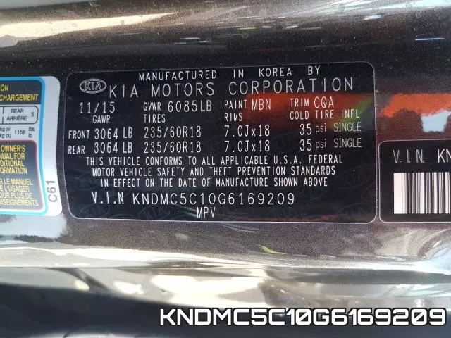 KNDMC5C10G6169209