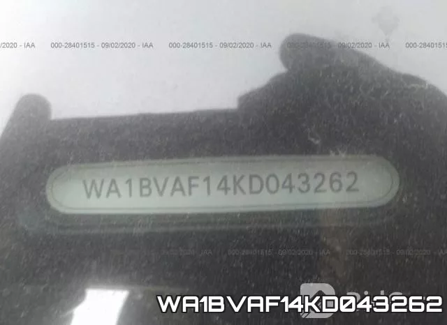 WA1BVAF14KD043262