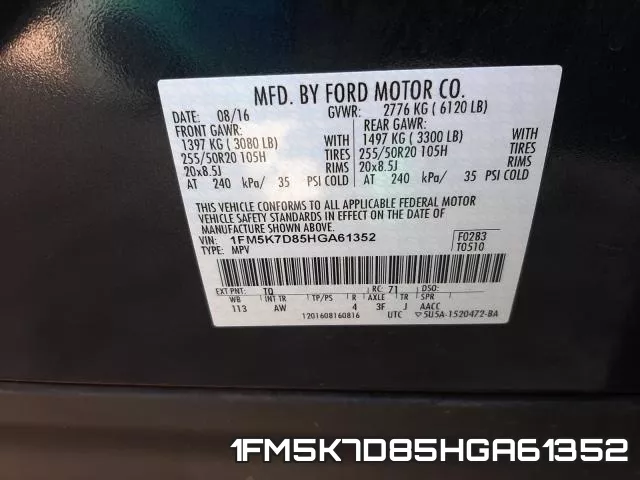 1FM5K7D85HGA61352