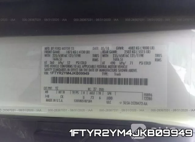 1FTYR2YM4JKB09949