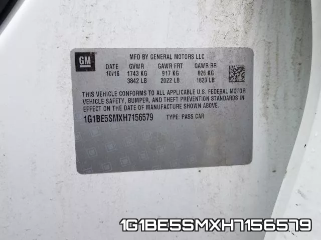 1G1BE5SMXH7156579