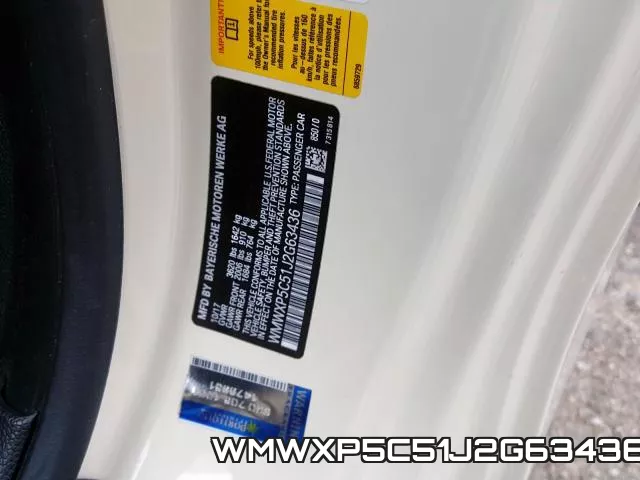 WMWXP5C51J2G63436