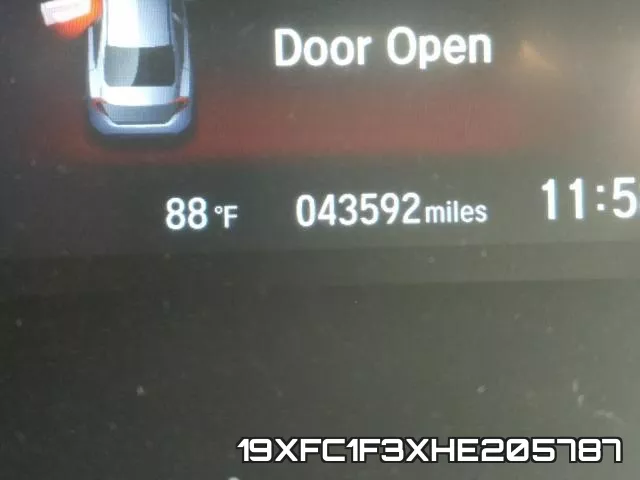 19XFC1F3XHE205787