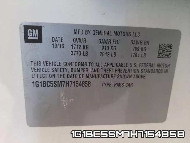 1G1BC5SM7H7154858