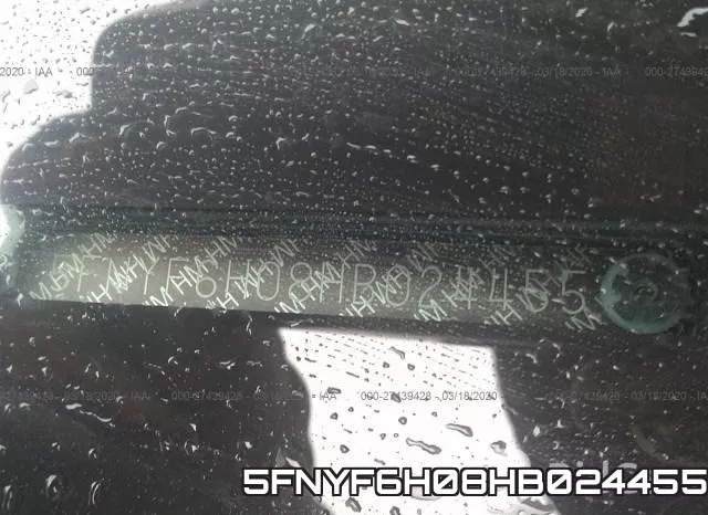5FNYF6H08HB024455