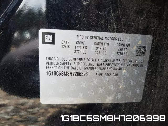 1G1BC5SM8H7206398