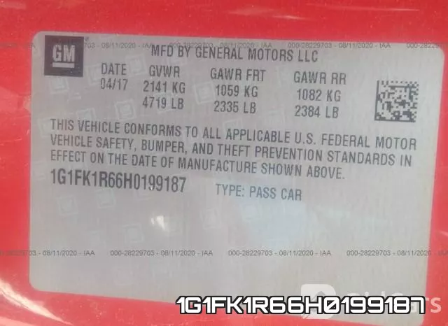 1G1FK1R66H0199187