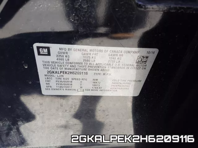 2GKALPEK2H6209116