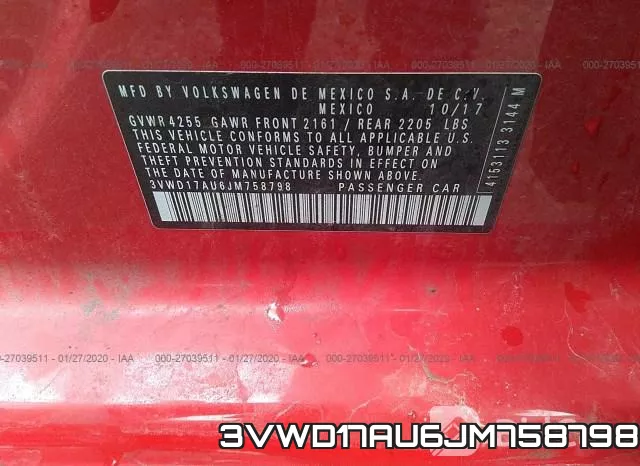 3VWD17AU6JM758798