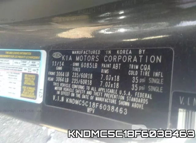 KNDMC5C18F6038463