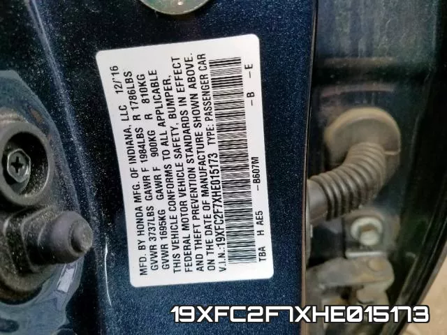 19XFC2F7XHE015173
